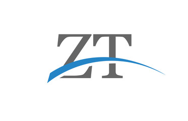 ZT Initial Logo for your startup venture