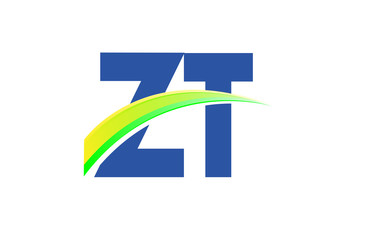 ZT Initial Logo for your startup venture