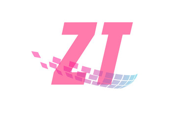 ZT Initial Logo for your startup venture