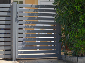 gate for a private house