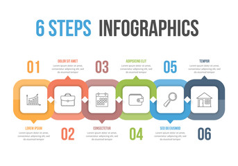 Six Steps Infographics