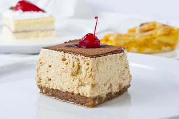 Tiramisu close-up