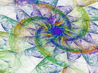 Abstract fractal background