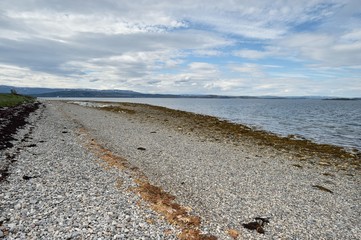 gravel coast of Northern Norway