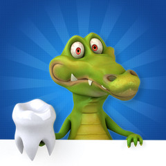 Fototapeta premium Fun crocodile