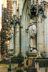 Figures at St. Marien church Pirna