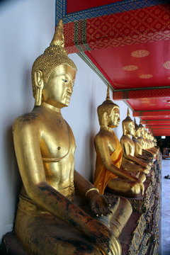 bouddha statues or bouddhisme thailande