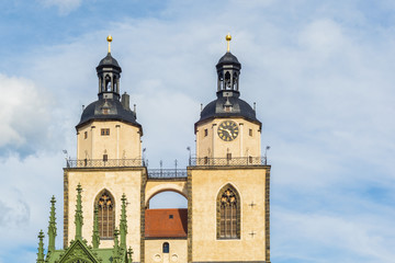 Fototapeta na wymiar Marienkirche in Lutherstadt Wittenberg