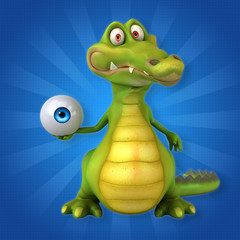 Fototapeta premium Fun crocodile
