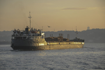 Obraz premium Cargo ship