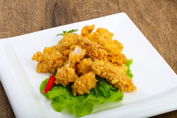 Crispy chicken nuggets