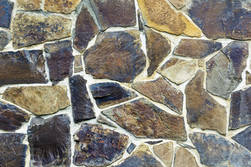  Rock wall brickwork brown texture background