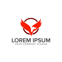 eagle Bird logo design concept template