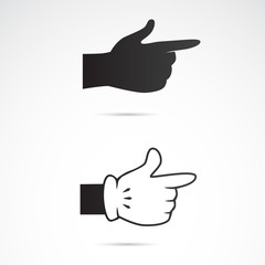 Human hand vector icon.