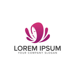 beauty woman logo. Cosmetics and Beauty Logos design concept template