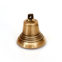 Souvenir bell on white background