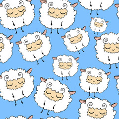 Sweet, furry, funny, dream sheep.
