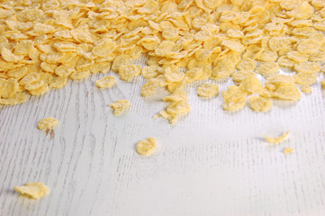 Oat flakes close-up. Healthy lifestyle
