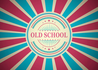 Old School Retro Vintage Style Stamp Background