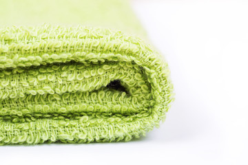 Colorful towel isolated on white