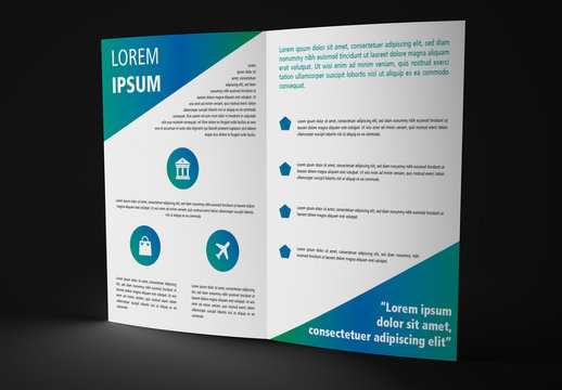 Open Brochure Mockup 3