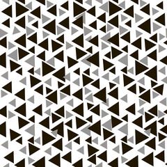 Modern stylish texture with triangles. Vector abstract seamless pattern