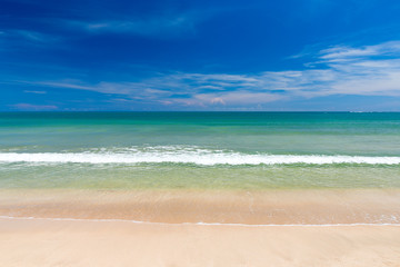 beach and tropical sea