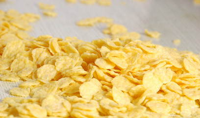 Oat flakes close-up. Healthy lifestyle
