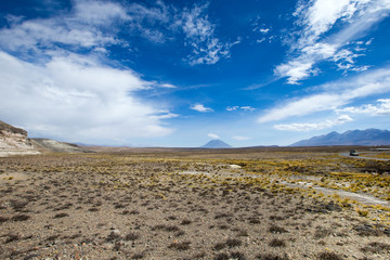 landscape in Andes.  Peru.