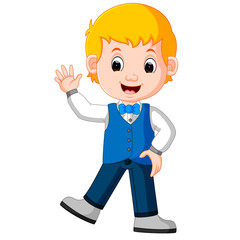 friendly young man in casual clothes