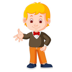 friendly young man in casual clothes