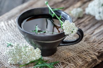  Tee - Schafgarben - Schafgarbentee - Blüten - Kräuter - Naturheilkunde - Achillea