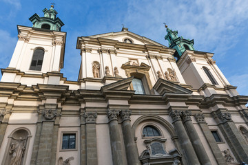 Fototapeta na wymiar Church of St Anne in Krakow, Poland.