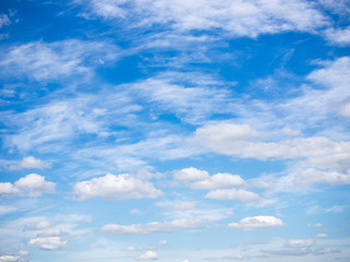 Obraz premium Blue sky and clouds sky in France
