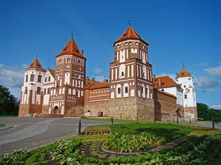 Fototapeta na wymiar Mir Castle Complex, UNESCO, Belarus