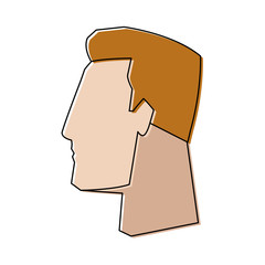 business man side view office worker manager