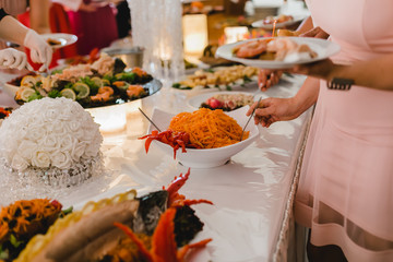 catering service buffet wedding event
