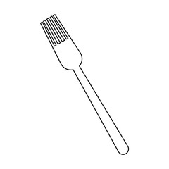 metal fork kitchen utensil handle