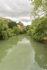 Fototapeta premium The town of Estella in Navarre, Spain