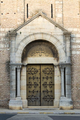 Fototapeta na wymiar Abbey of Tournus, France