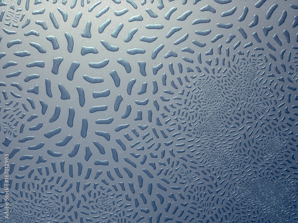 Aufkleber Abstract silver pattern background 3d rendering