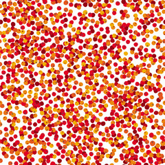 Rowan berry vector seamless pattern