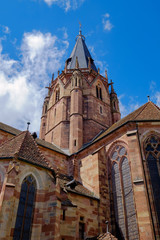 Fototapeta na wymiar St. Peter und Paul Kirche in Wissembourg/Frankreich