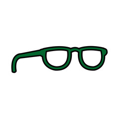 Fototapeta premium fashion glasses frame accessory icon