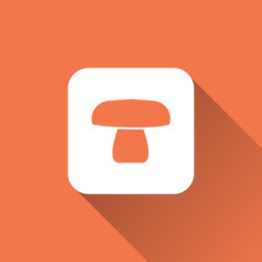 flat mushroom icon