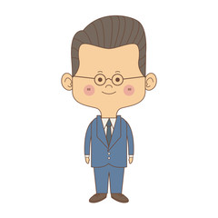 young happy groom man wear suit married