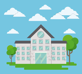 Fototapeta premium city buildings design