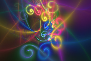 Abstract fractal background