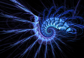 abstract multicolored fractal pattern
