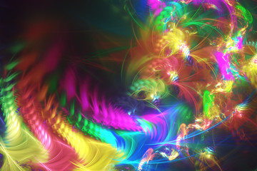 Abstract fractal background